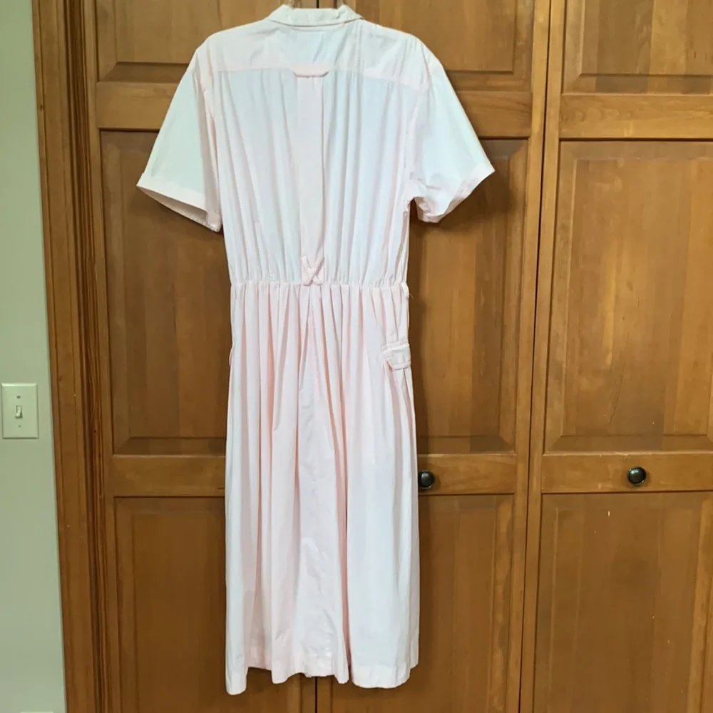 Vintage 50s Cotton Shirtwaist Dress - Picture 3 of 8